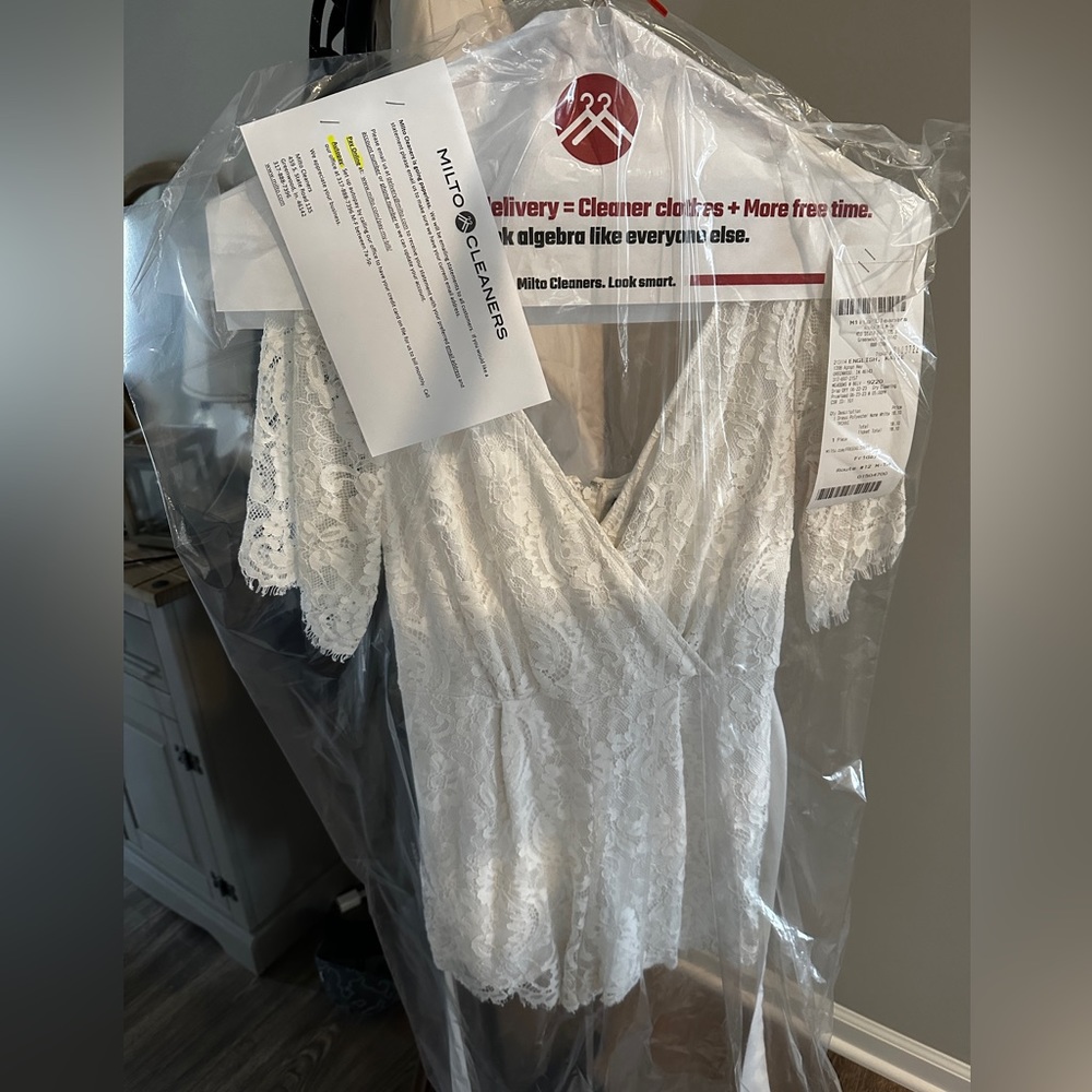 White Lace Romper